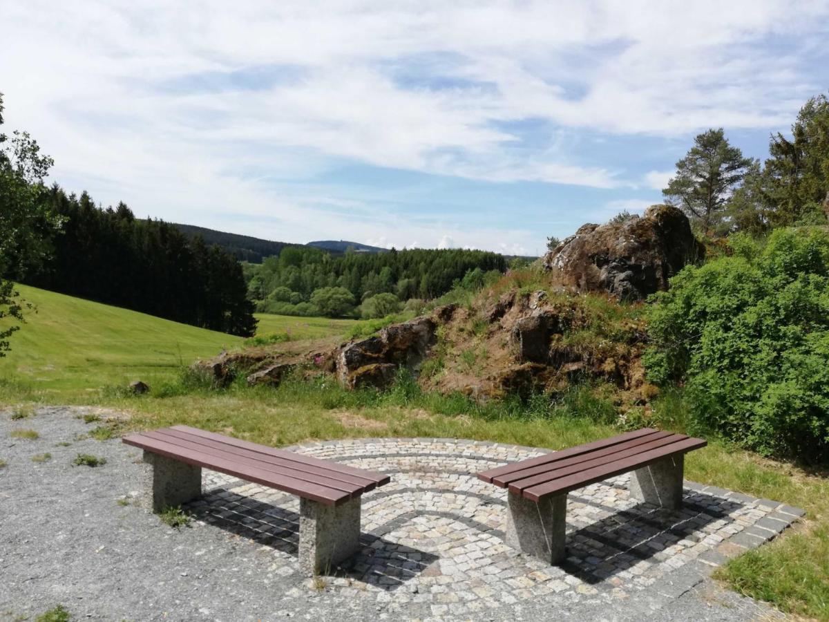 Ferienwohnung Bergwiese Schwarzenbach am Wald Exteriér fotografie